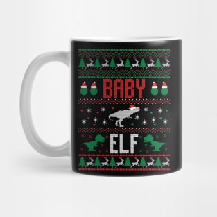 Baby Elf. Ugly Christmas Sweater Mug